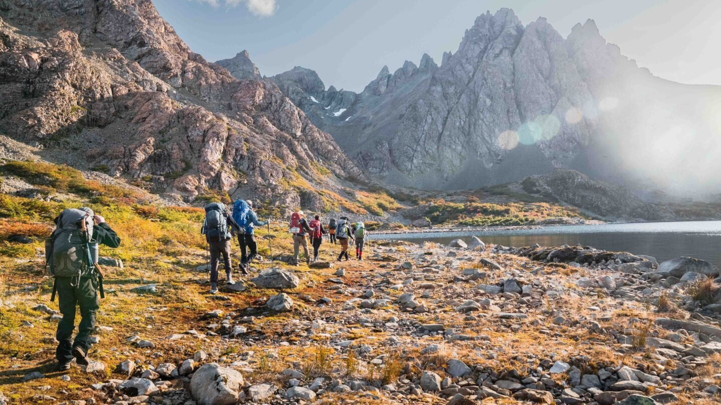 Hikers Patagonia hiking