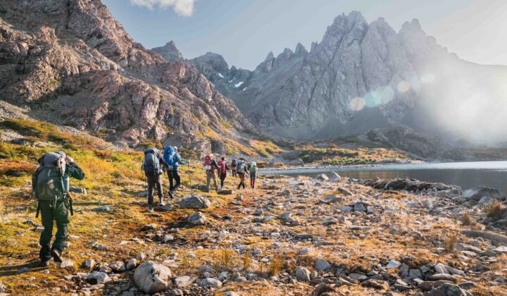 Hikers Patagonia hiking