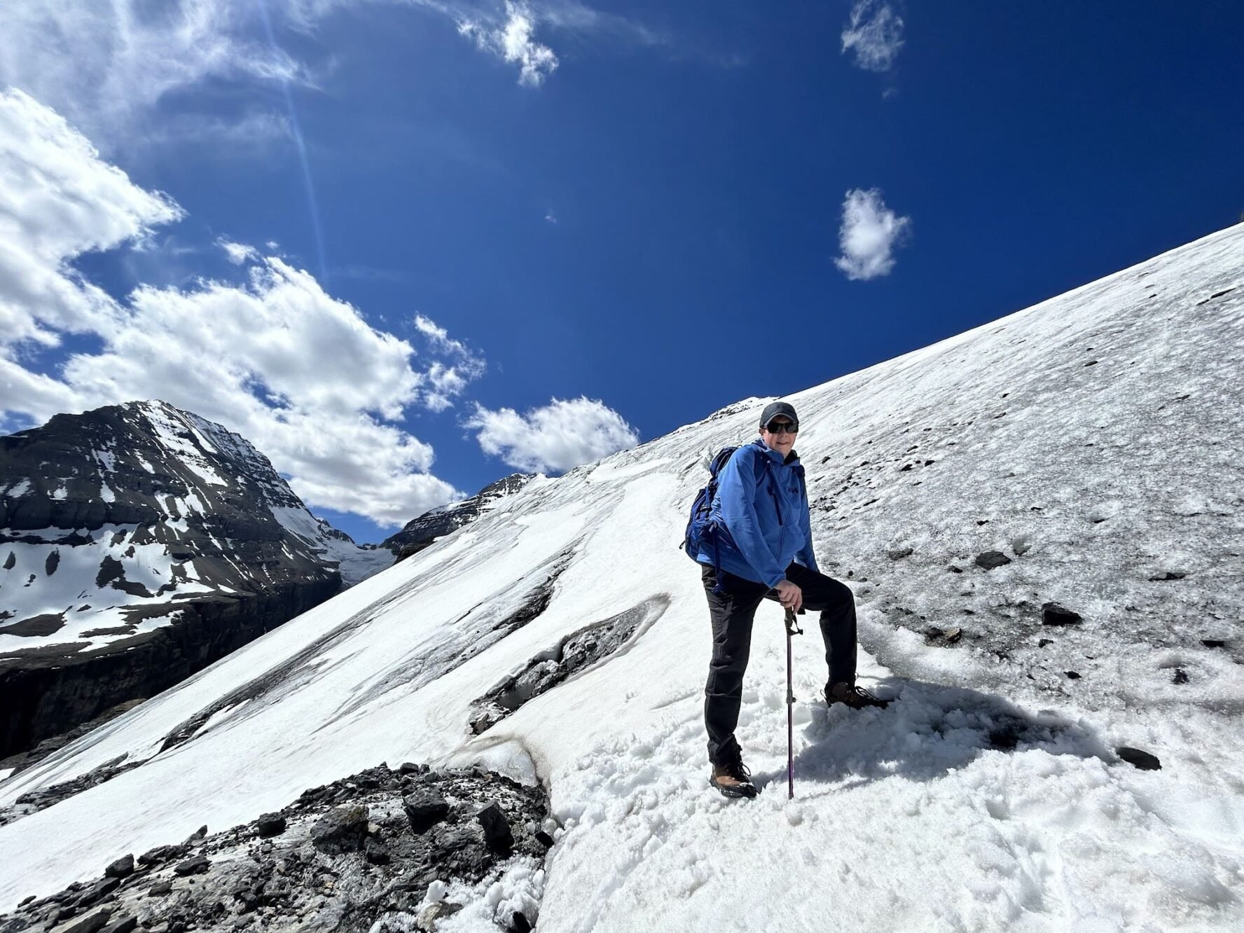 Hiking snow Canada