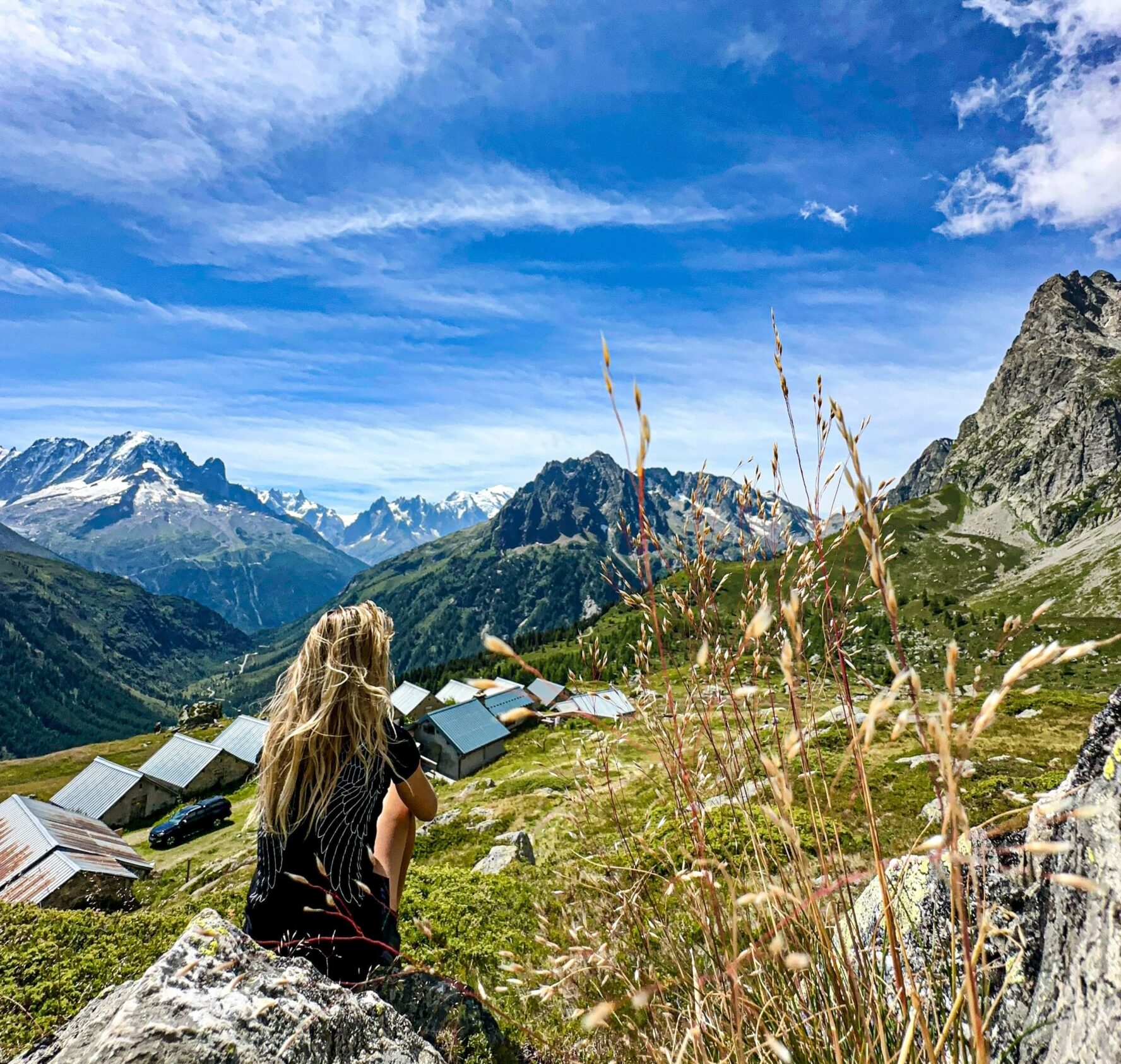 Mont Blanc rider resting