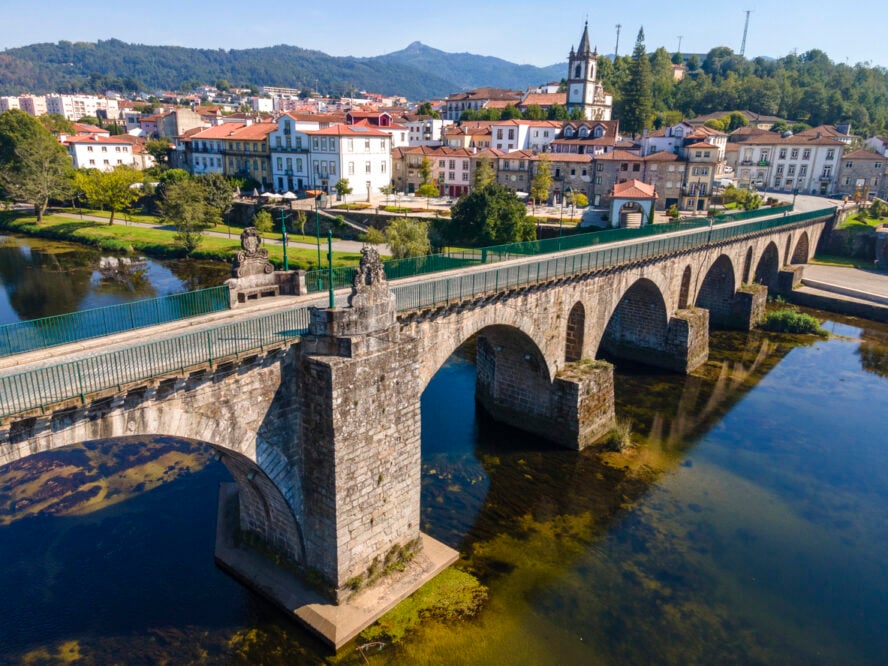 Panoramic in Ponte da Barca, Portugal