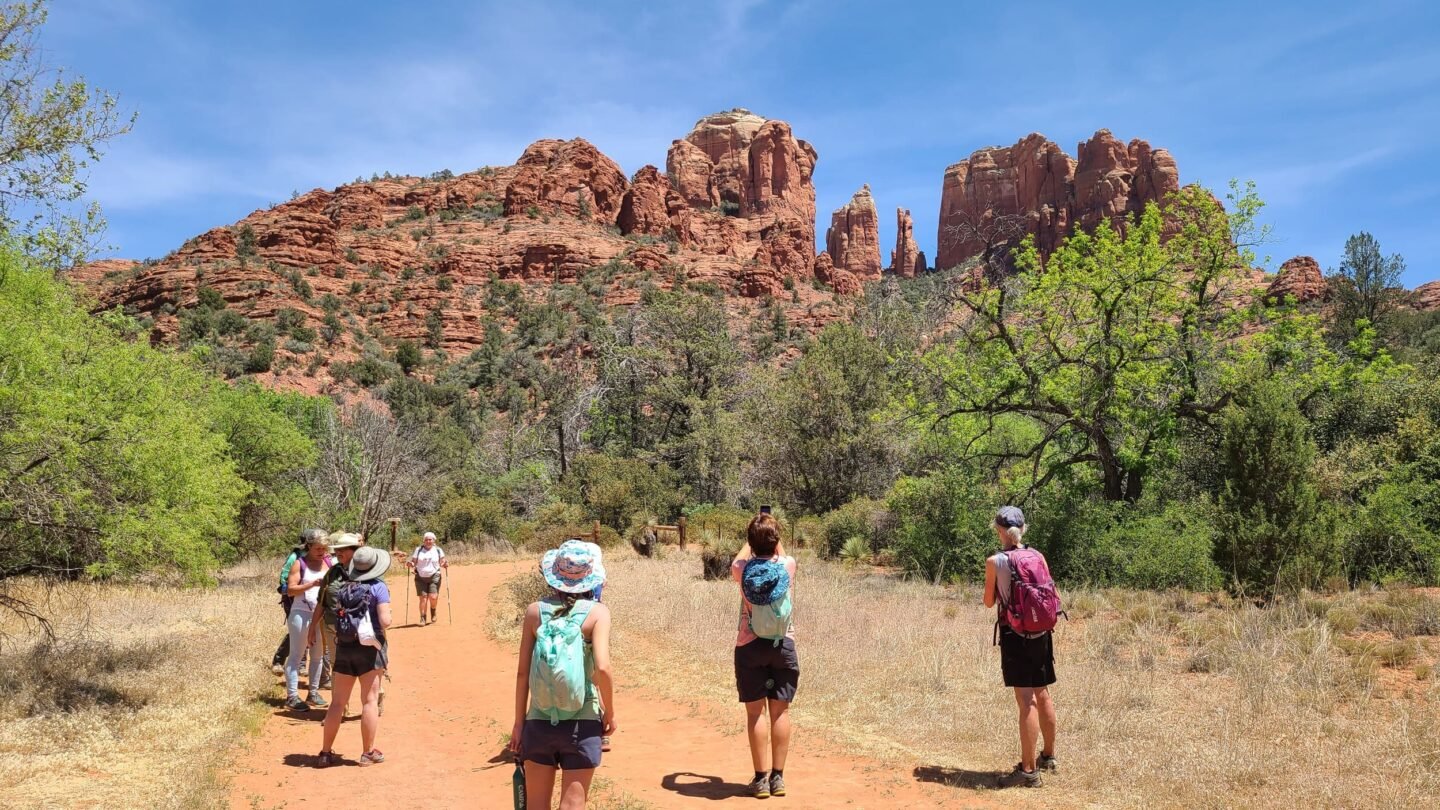 Sedona women hiking