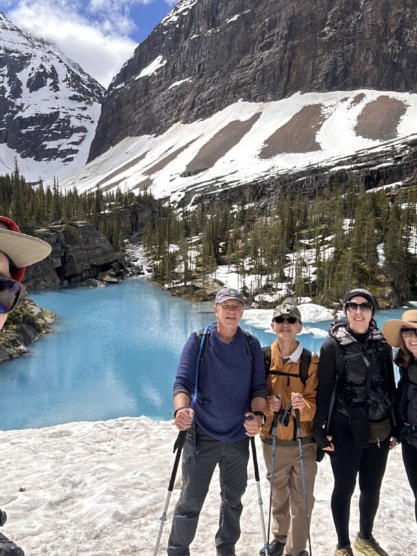 selfie in the canadian wilderness