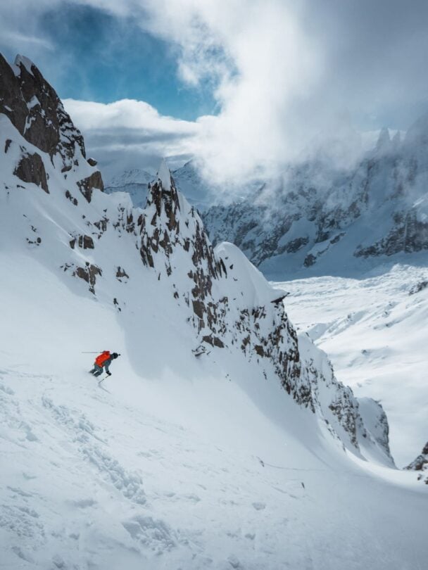 Advanced skiing Chamonix