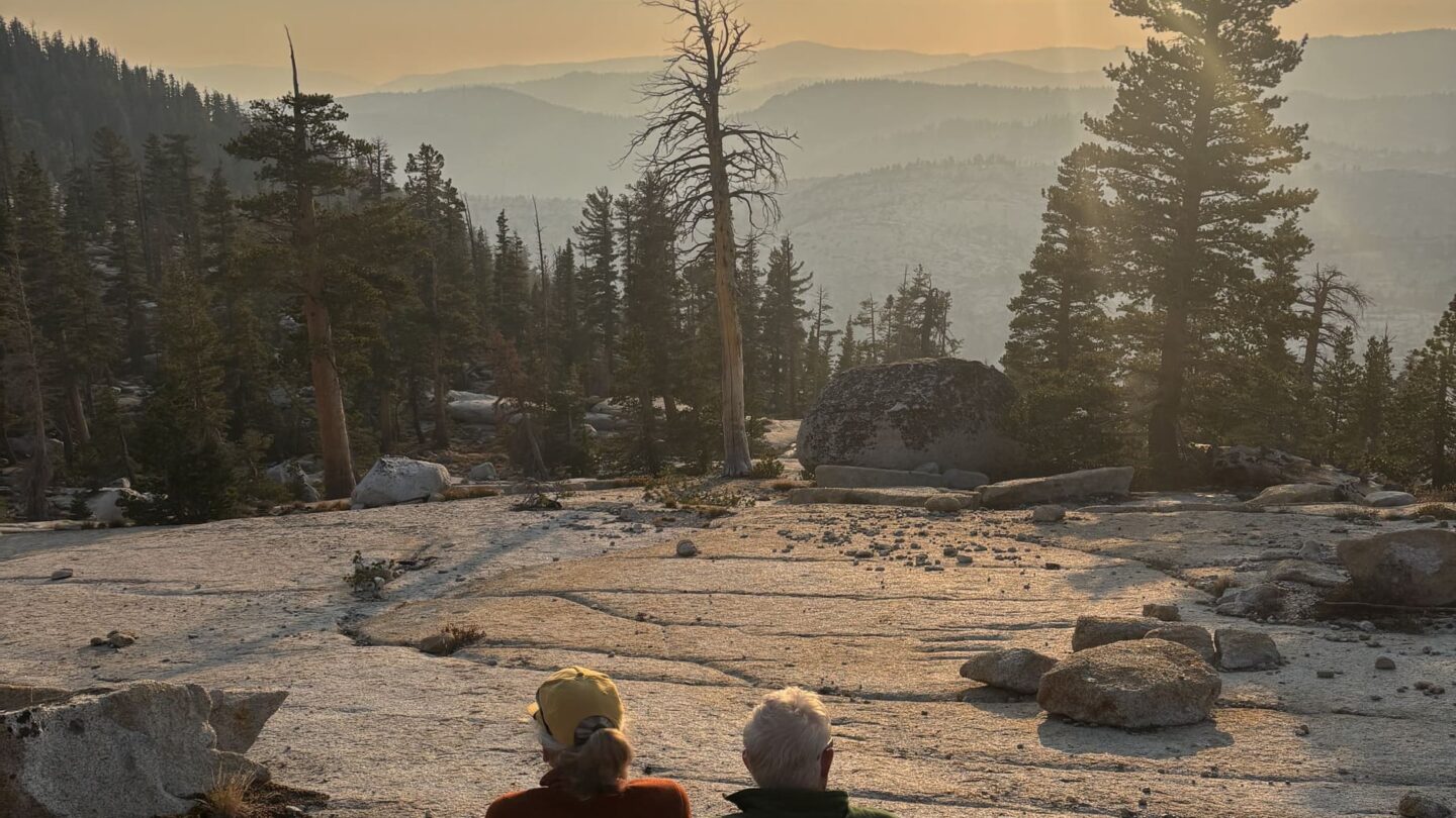 Sunset views Yosemite