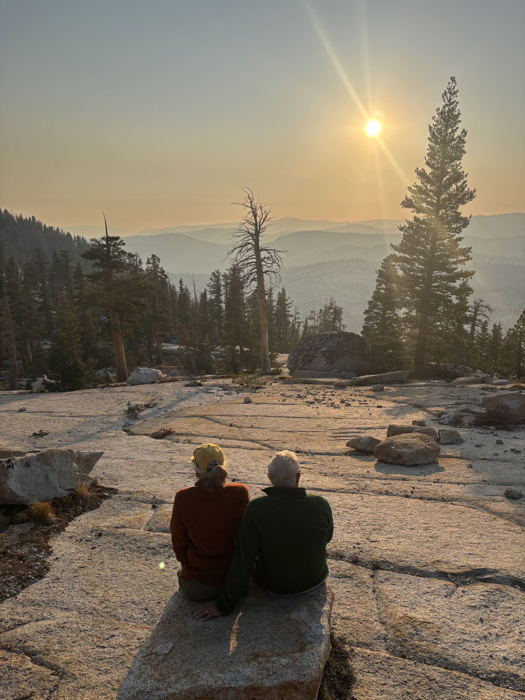 Sunset views Yosemite