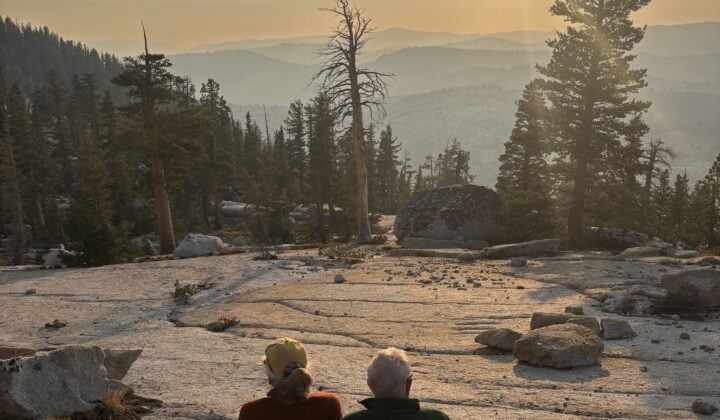 Sunset views Yosemite