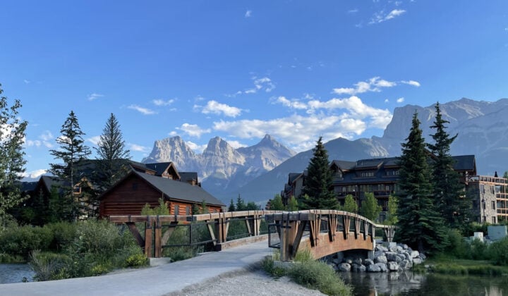 Wooden bridge Canmore