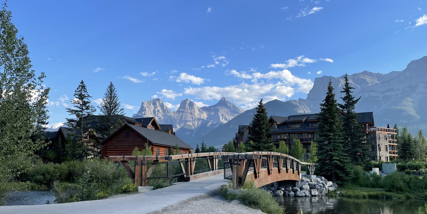 Wooden bridge Canmore