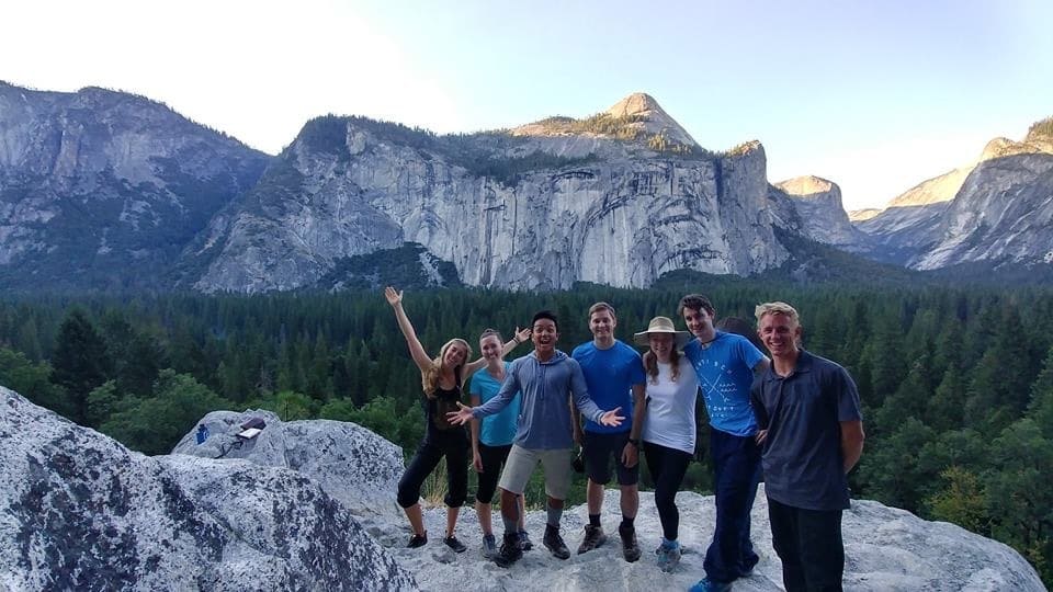 Yosemite trip group
