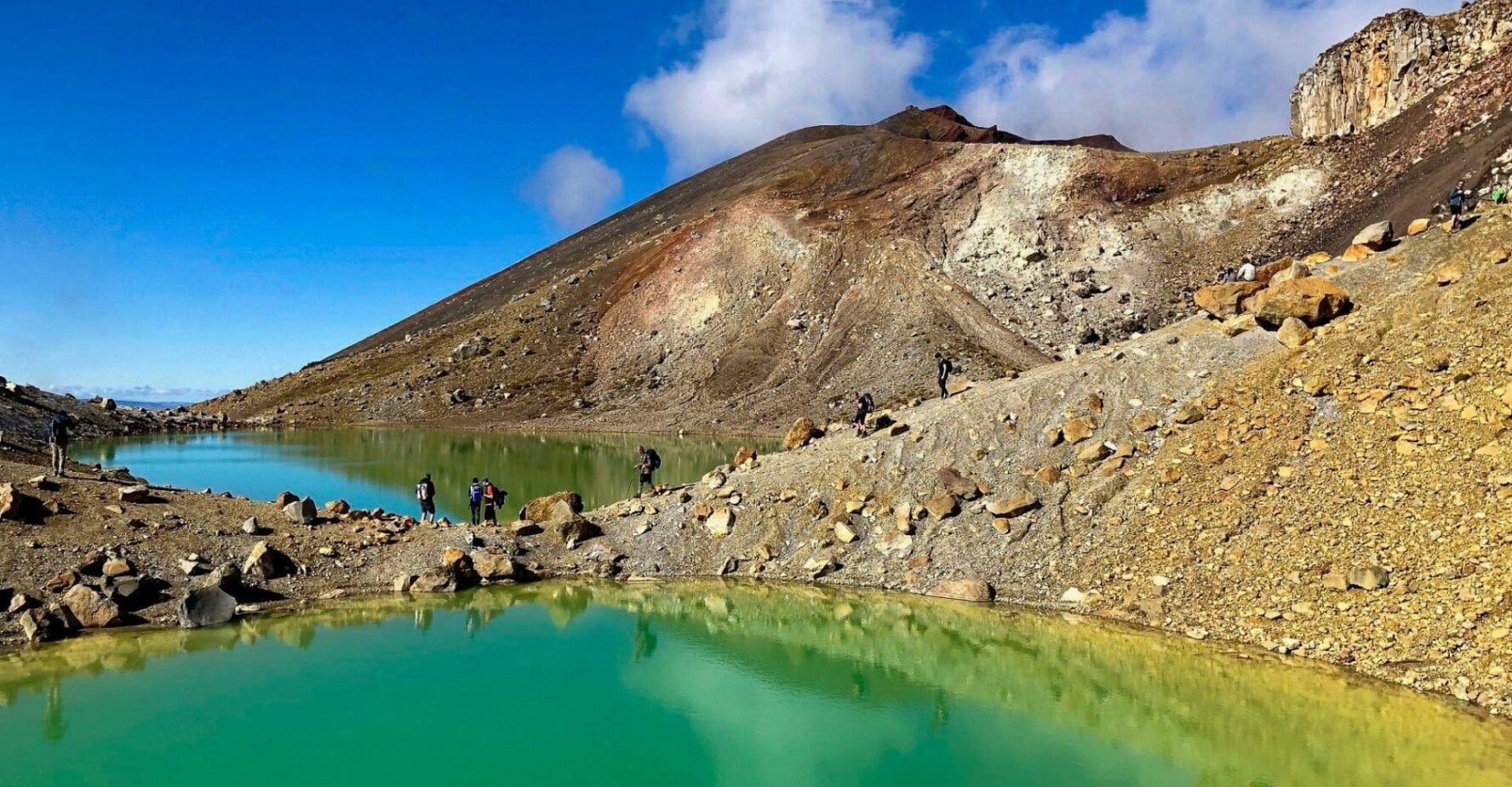 Emerald lakes Tongariro