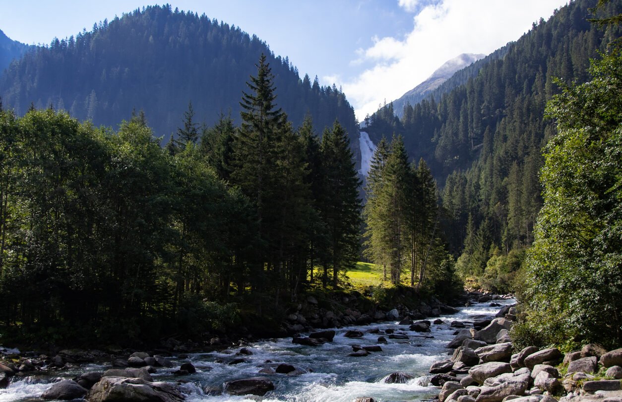Landscape Krimmler Waterfalls