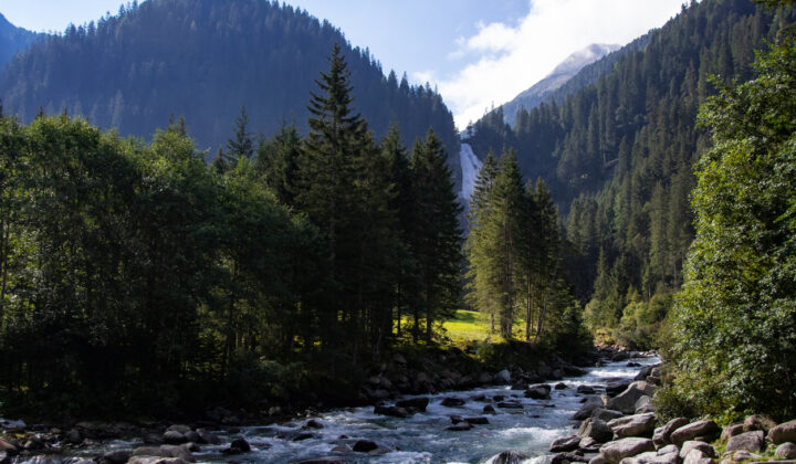 Landscape Krimmler Waterfalls