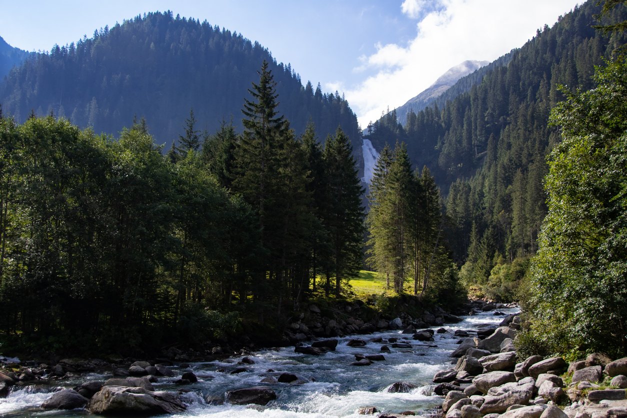 Landscape Krimmler Waterfalls