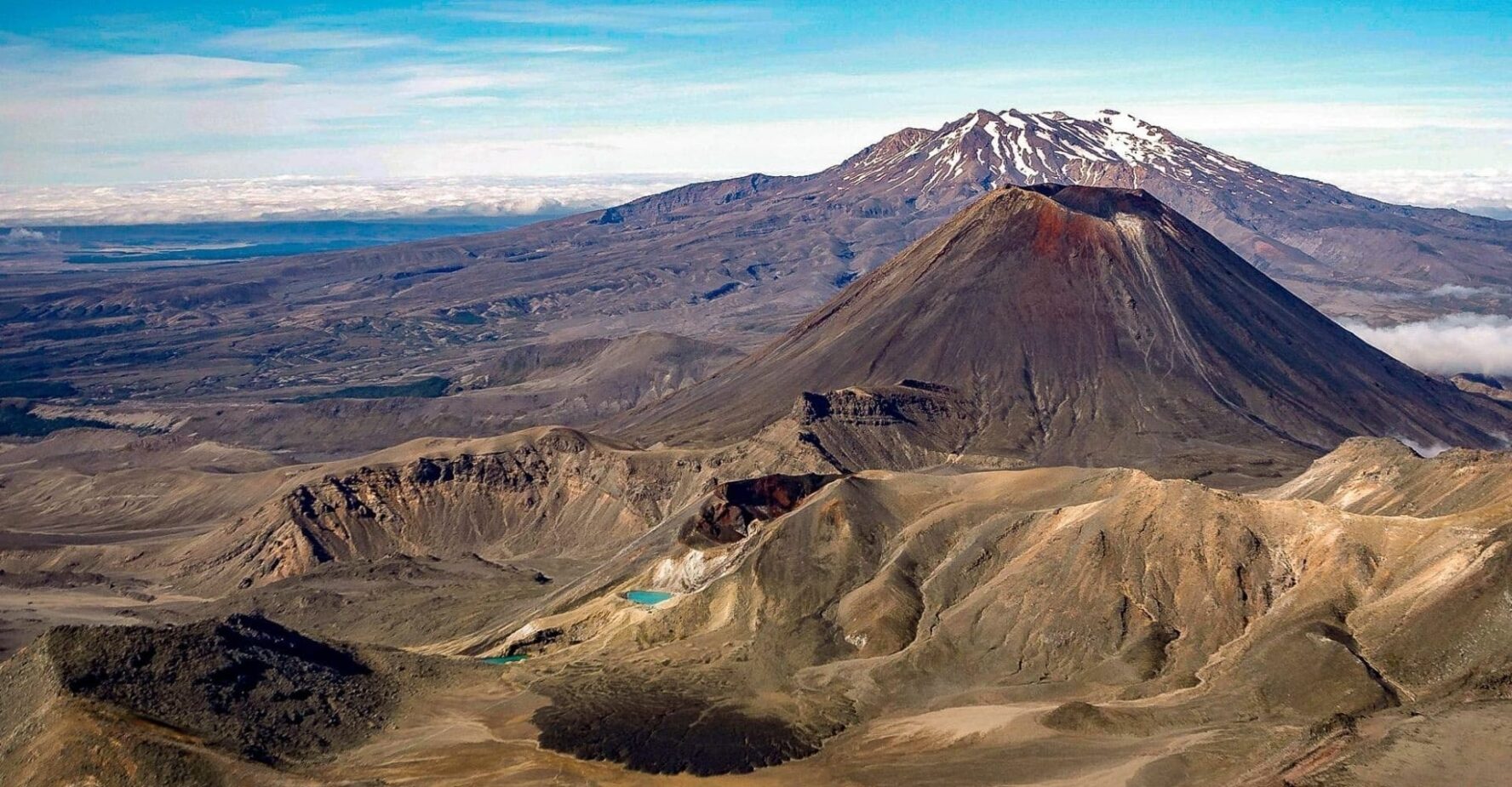 Surrrel aerial views Tongariro