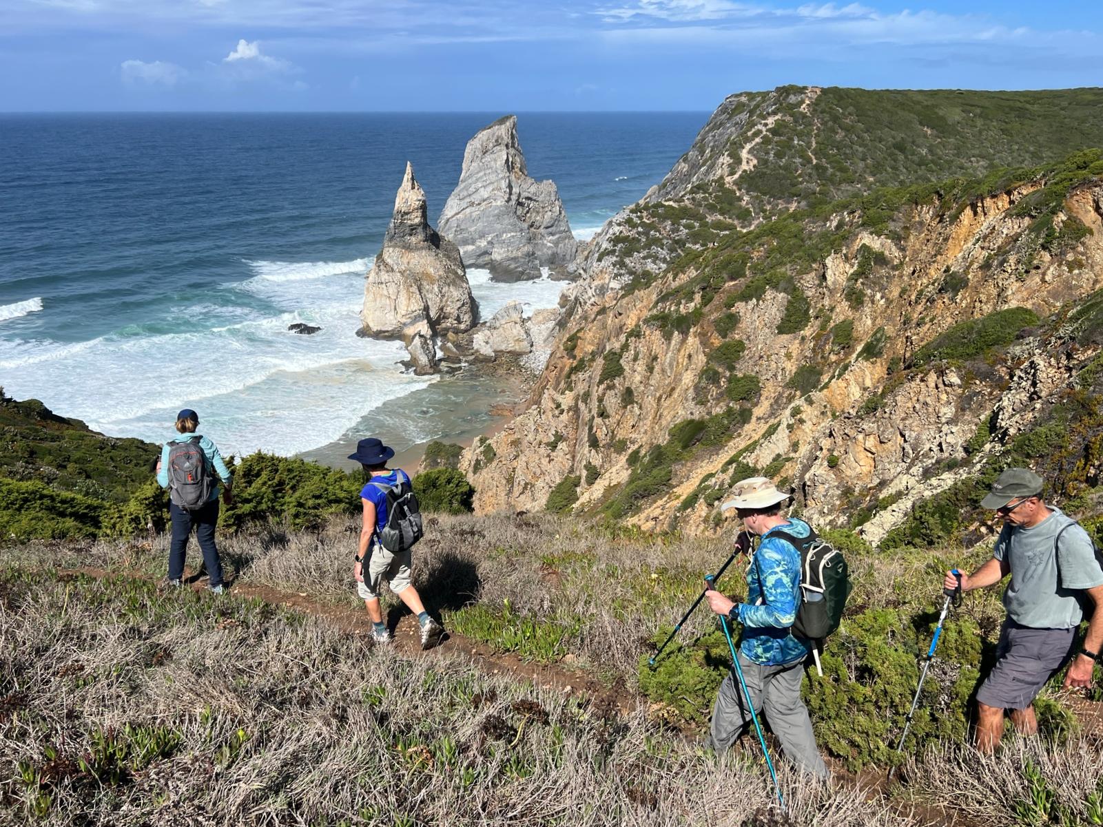 cliffs walking portugal
