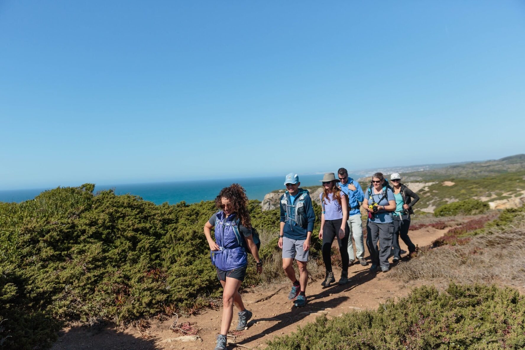group hikers portugal