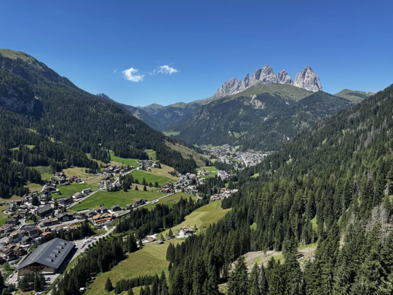 stunning dolomites aerial