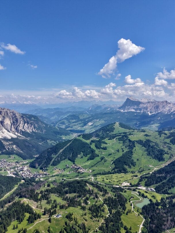 stunning dolomite views