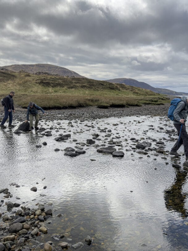 wading river in scotland
