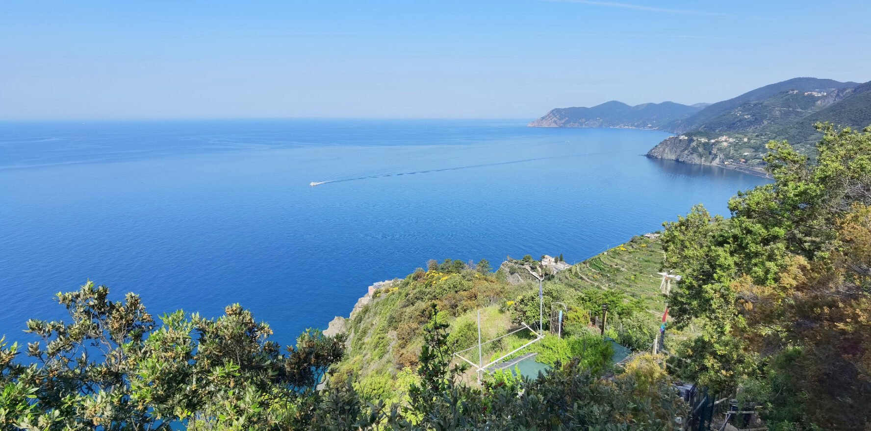 cinque terre views above