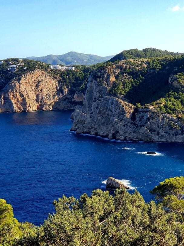 group hikers ibiza spain