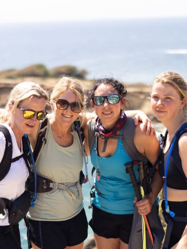 group hikers ibiza spain