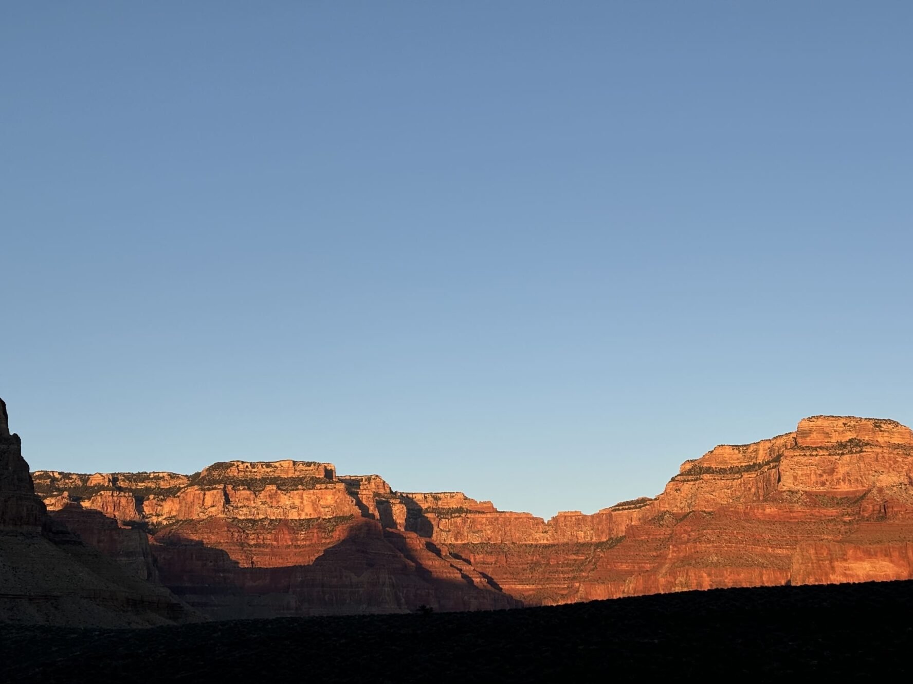 grand canyon rim sunset
