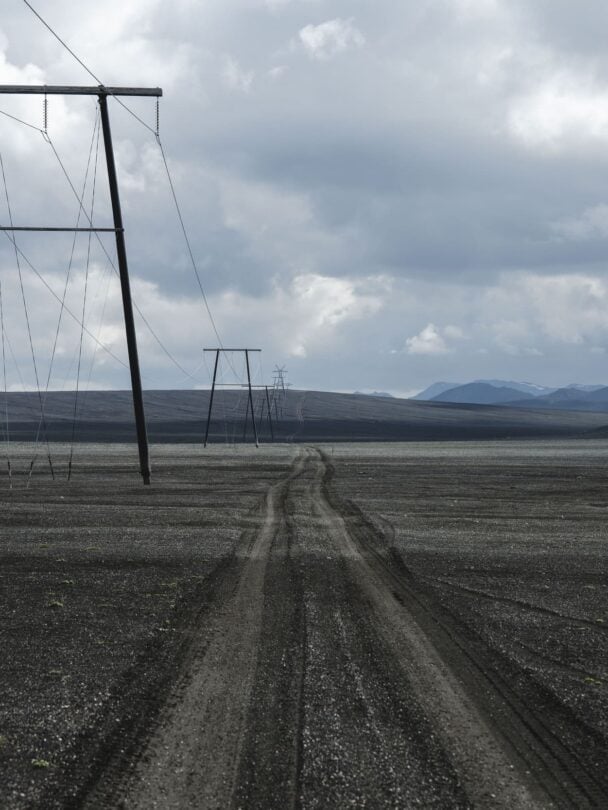 landmannalaugar two hikers