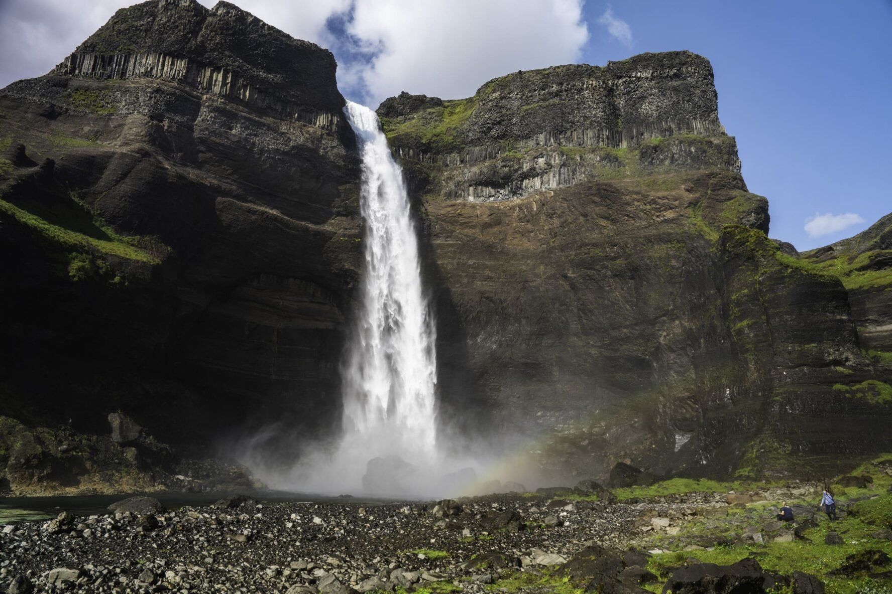 landmannalaugar waterfall iceland