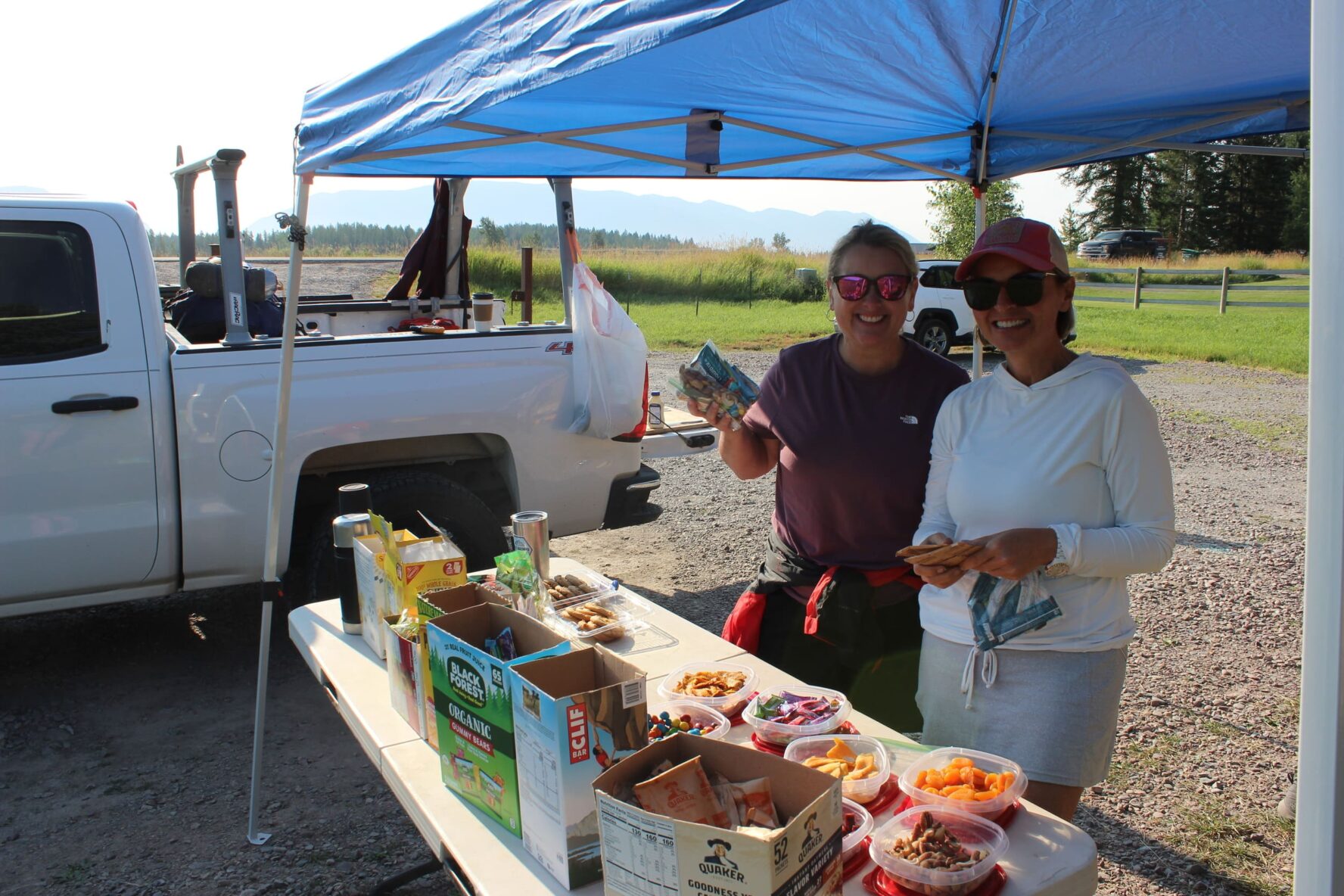 picnic prep glacier
