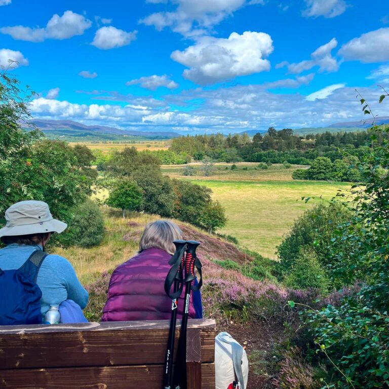 relaxing cairngorms in the summer