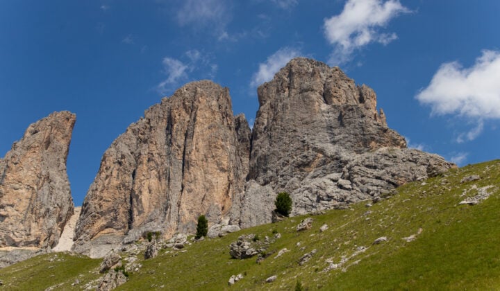 rock formation sassolungo