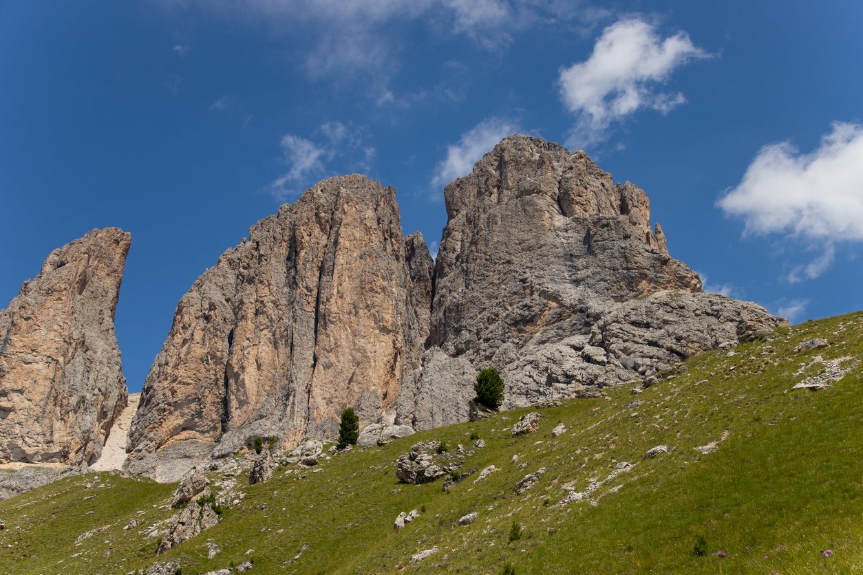 rock formation sassolungo