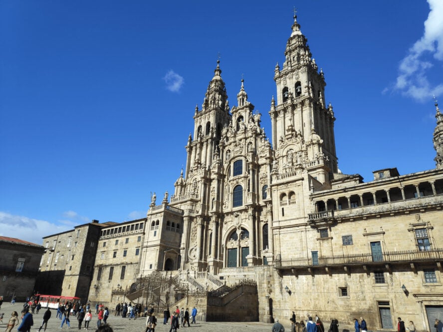 The city of Santiago de Compostella, the final stop on the Camino de Santiago