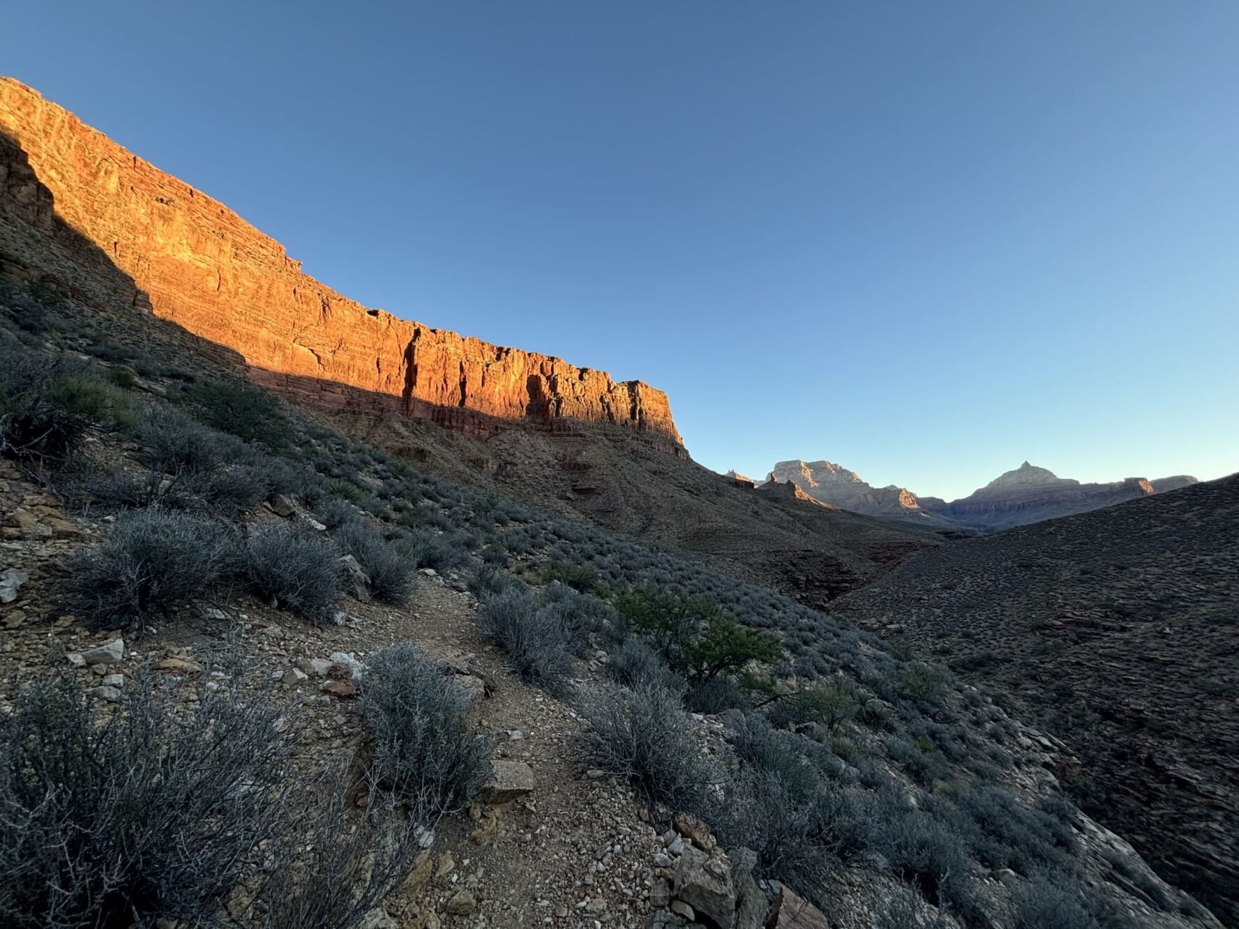 sunset near grand canyon