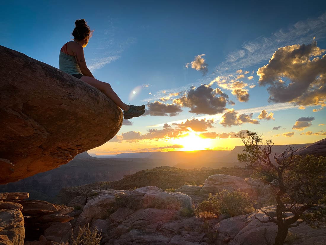 sunset time grand canyon