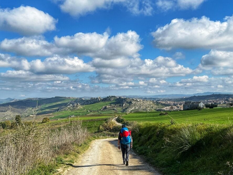 Walking in Sicily, Italy