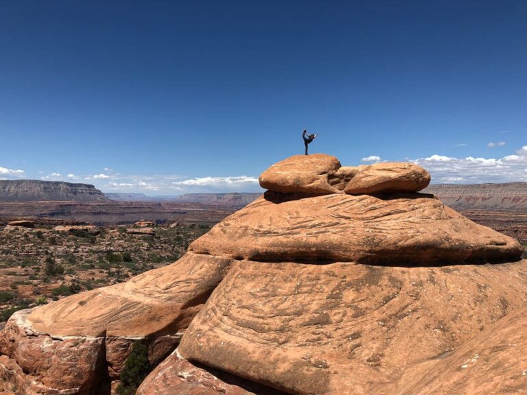 yoga pose north rim