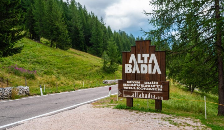 Alta Badia sign
