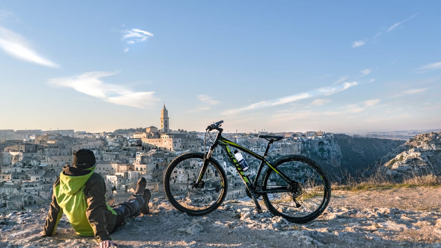 Altamura biking in Italy