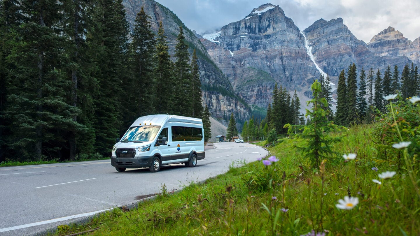 Arrival in Banff
