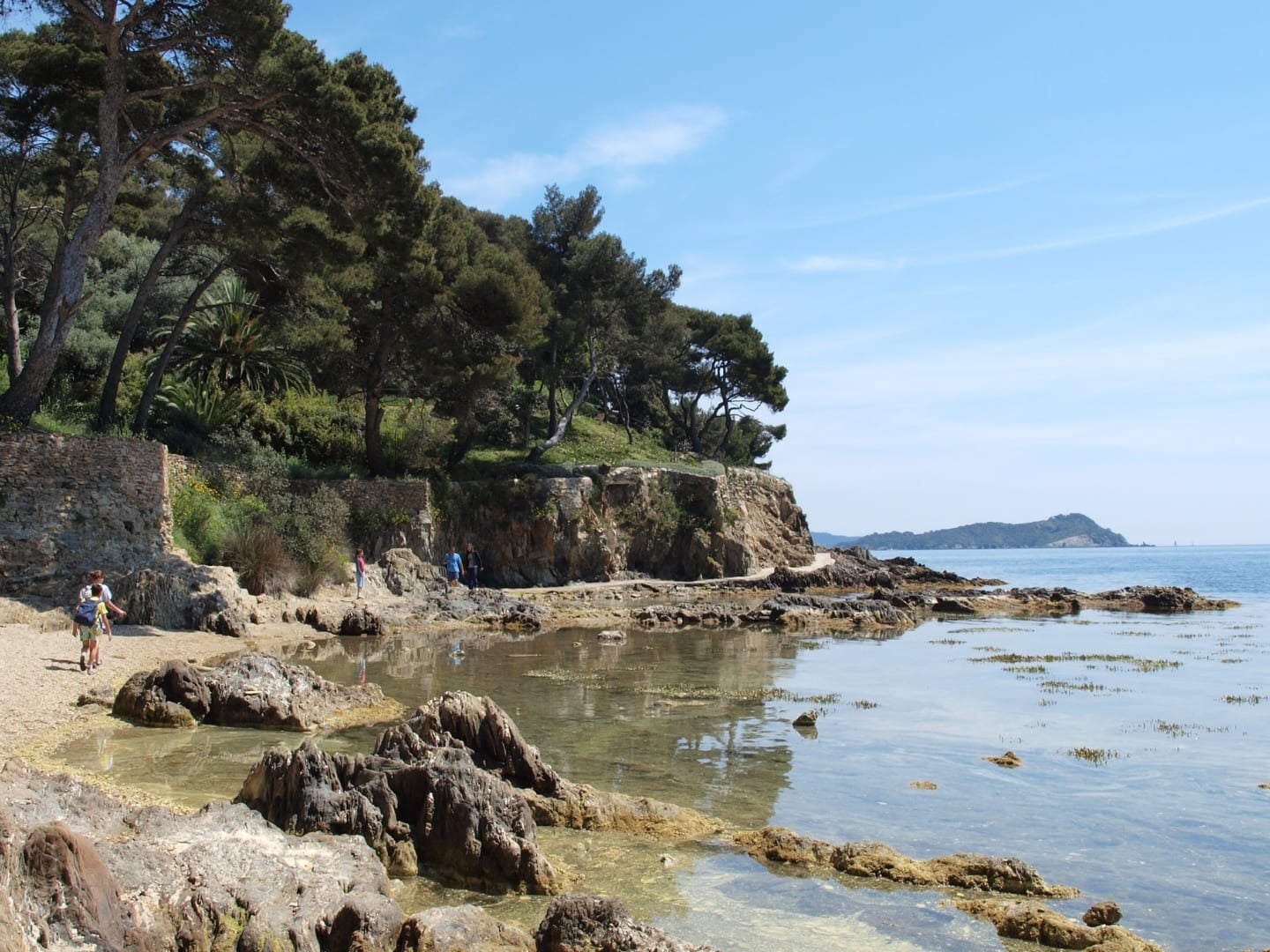 Beach walking in France