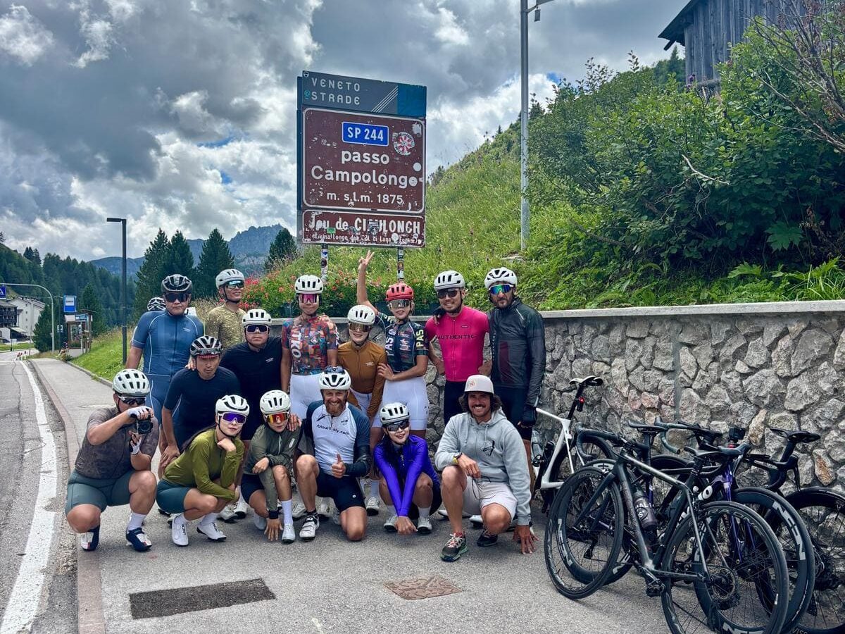 Bikers depart Italy