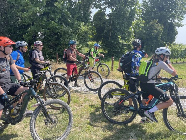 Bikers start in Italy