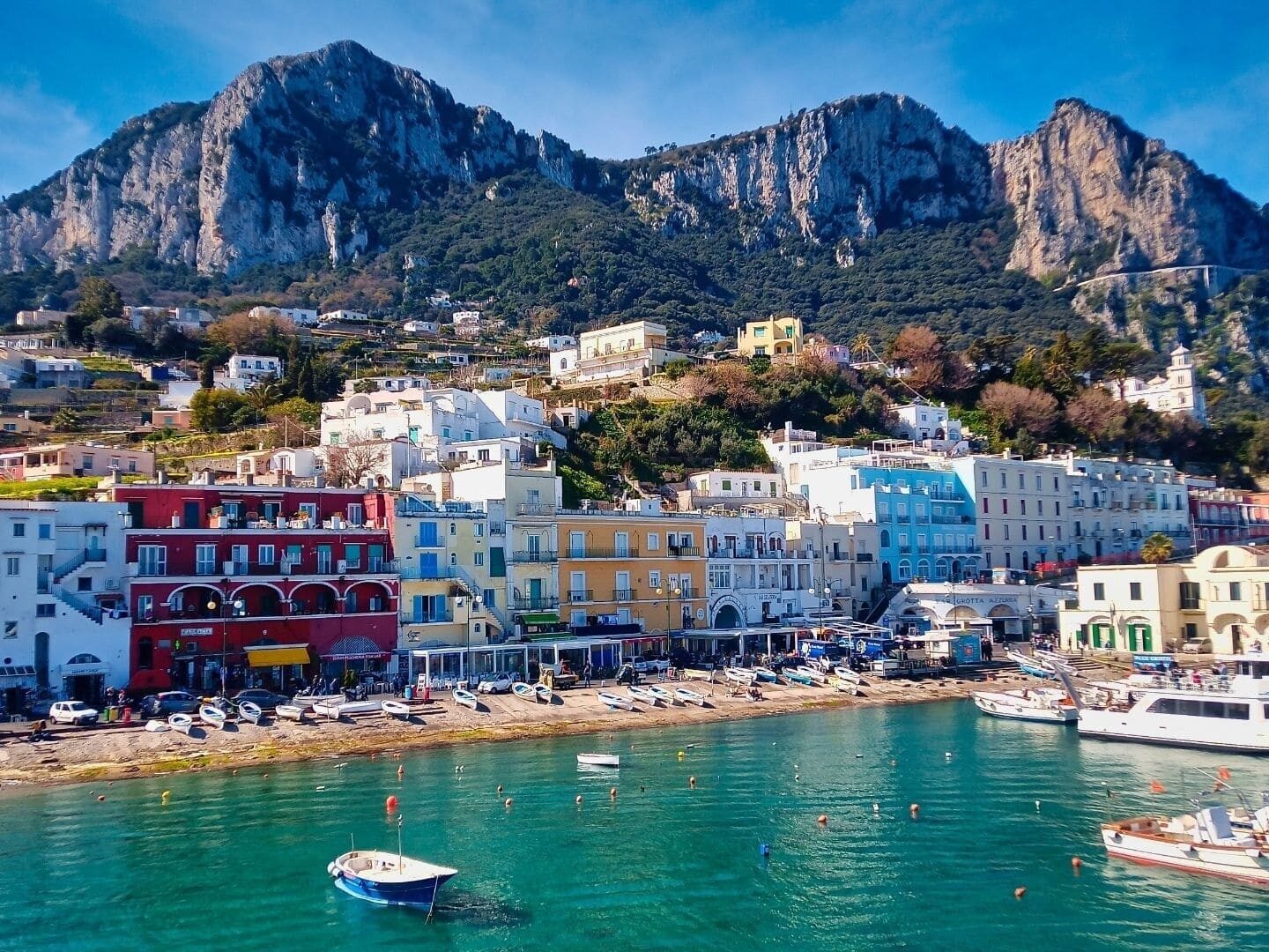 Capri port in Italy