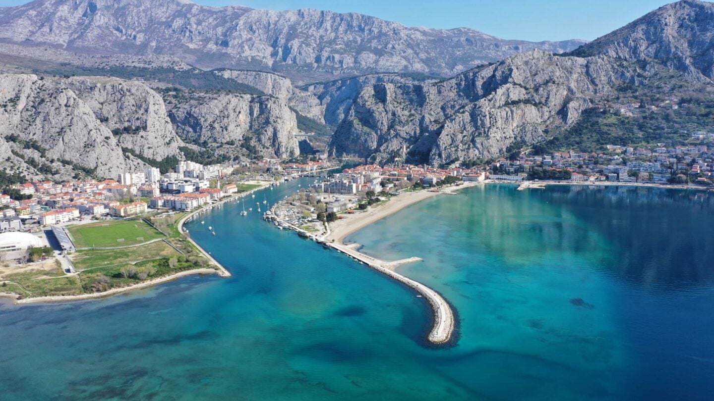 City of Omis in Croatia