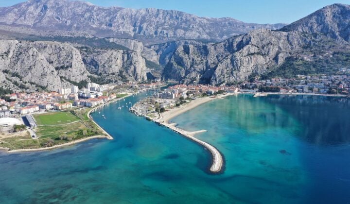 City of Omis in Croatia