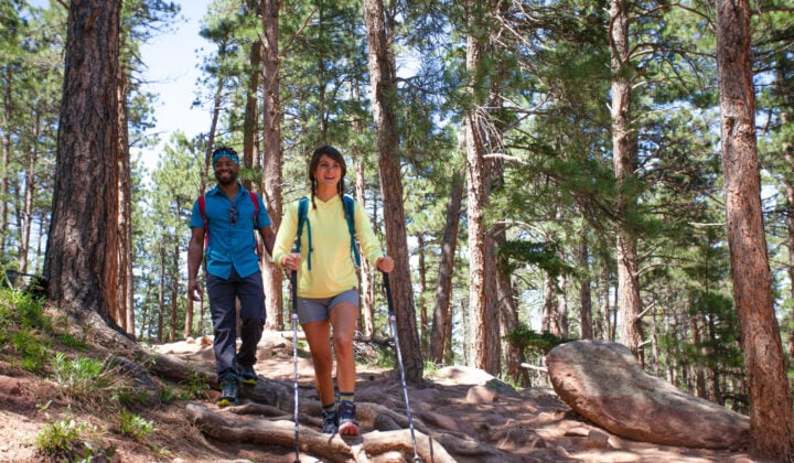 Colorado couple of hikers