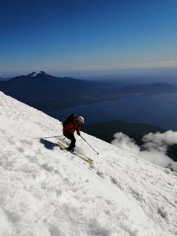 Ski touring Chile
